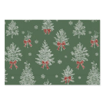 Motif d'arbre de Noël en toile verte