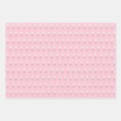 Feuille De Papier Cadeau Motif d'arbre de Noël mignon rose Ombre (Devant 2)