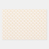 Feuille De Papier Cadeau Motif d'arbre de Noël moderne (Devant 3)