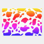 Feuille De Papier Cadeau Motif d'arty couleur élégant (Devant 2)