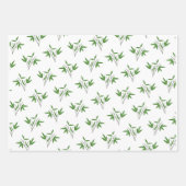 Feuille De Papier Cadeau Motif de bambou twig (Devant 3)