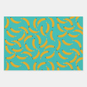Feuille De Papier Cadeau Motif de banane (Devant)