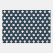 Feuille De Papier Cadeau motif de base-ball cool carrelé (Devant 2)