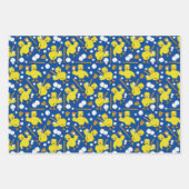 Feuille De Papier Cadeau Motif de baseball de softball (Devant 3)