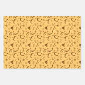 Feuille De Papier Cadeau Motif de calligraphie arabe (Devant)