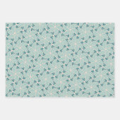 Feuille De Papier Cadeau Motif de cercle concentré rétro (Devant 3)