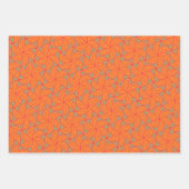 Feuille De Papier Cadeau Motif de cercle concentré rétro (Devant)