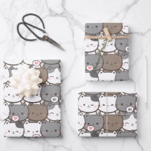 Motif de chat adorable