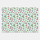 Feuille De Papier Cadeau motif de cochon de Guinée (Devant)