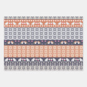 Feuille De Papier Cadeau motif de cochon de Guinée (Devant 3)