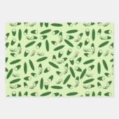 Feuille De Papier Cadeau Motif de concombre (Devant 3)