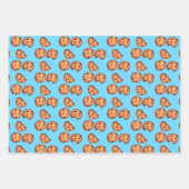 Feuille De Papier Cadeau Motif de cookies à puces de chocolat (Devant 2)