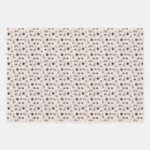 Feuille De Papier Cadeau Motif de coordination Paris (Devant)