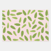 Feuille De Papier Cadeau Motif de courgette d'été Zucchini Courgette (Devant)
