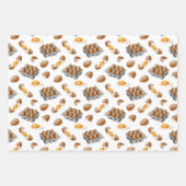 Feuille De Papier Cadeau Motif de cuisson aquarelle (Devant)