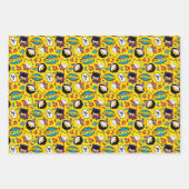 Feuille De Papier Cadeau Motif de danse Chibi Heroine (Devant)