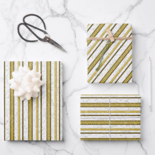 Feuille De Papier Cadeau Motif de dentelle blanche