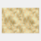 Feuille De Papier Cadeau Motif de design Gold & Turquoise Art déco (Devant)