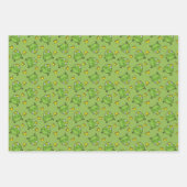 Feuille De Papier Cadeau Motif de dessin de grenouille (Devant 2)