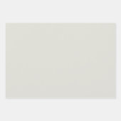 Feuille De Papier Cadeau Motif de fleurs hippie gris noir rétro Y2K (Devant 2)