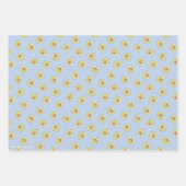 Feuille De Papier Cadeau Motif de fleurs Morty (Devant 2)