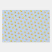 Feuille De Papier Cadeau Motif de fleurs Morty (Devant)
