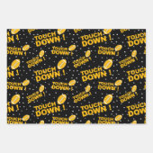 Feuille De Papier Cadeau Motif de football (Devant 3)