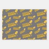 Feuille De Papier Cadeau Motif de football (Devant 2)