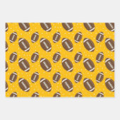 Feuille De Papier Cadeau Motif de football (Devant)