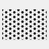 Feuille De Papier Cadeau motif de football (Devant 3)
