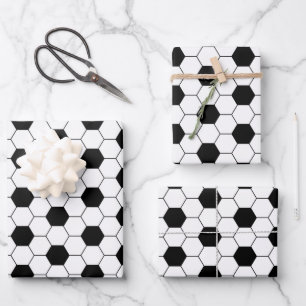 Feuille De Papier Cadeau motif de football