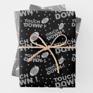 Feuille De Papier Cadeau Motif de football