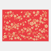 Feuille De Papier Cadeau Motif de fusion (Devant)