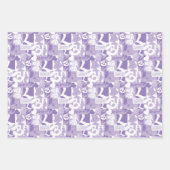 Feuille De Papier Cadeau Motif de grille Lola '96 (Devant 3)