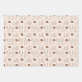 Feuille De Papier Cadeau Motif de hérisson de bois mignon (Devant 2)