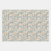 Feuille De Papier Cadeau Motif de journal nautique (Devant 2)