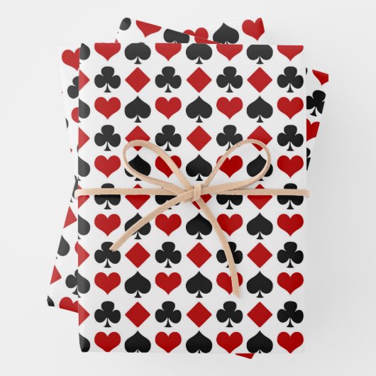 Feuille De Papier Cadeau motif de la carte cool (En situation)