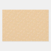 Feuille De Papier Cadeau Motif de la Coupe du Café Tiré À La Main (Devant)