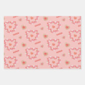 Feuille De Papier Cadeau Motif de la fête des Galentines (Devant 2)