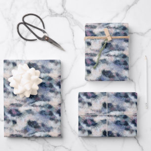 Feuille De Papier Cadeau Motif de la peau Poster de animal de léopard des n