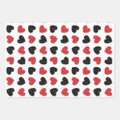 Feuille De Papier Cadeau Motif de la Saint Valentin (Devant 3)