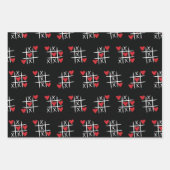 Feuille De Papier Cadeau Motif de la Saint Valentin (Devant)