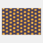 Feuille De Papier Cadeau Motif de lanterne Citrouille d'Halloween (Devant 3)