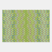Feuille De Papier Cadeau Motif de l'échelle de sirène (Devant 2)