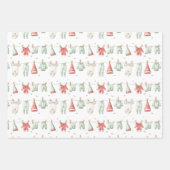 Feuille De Papier Cadeau Motif de lessive de lutin (Devant 3)