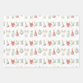 Feuille De Papier Cadeau Motif de lessive de lutin (Devant 2)