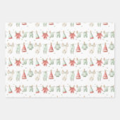 Feuille De Papier Cadeau Motif de lessive de lutin (Devant)