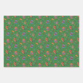 Feuille De Papier Cadeau Motif de lumières de snack de vacances de Scooby-D (Devant)
