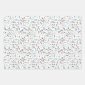 Feuille De Papier Cadeau Motif de montagne (Devant 3)