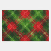 Feuille De Papier Cadeau Motif de Noël (Devant)